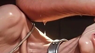Fat Mistress Steps on Skinny Slave Face - Hard Trampling Humiliation