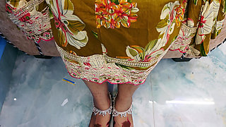 Bhabhi Did a Blue Job of Brother and Made His Penis Ejaculate with Hindi Voice
