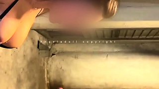 Busty brunette slut enjoys extreme amateur pov blowjob