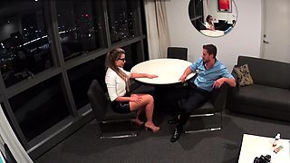 BAD BOSS FUCKS EMPLOYEE ON DESK