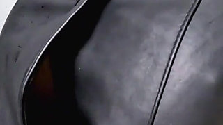 Smoking Leather JOI. Powerful Vibrator and Intense Orgasm Chair Fall