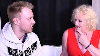 Granny Seduces Horny Stud