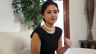 Penelope's luscious locks conceal Dick's hidden treasure in POV HD glory