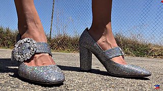 Viva Athena Flaunts New Heels for Her Man