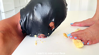Banana Crush and Absolute Worship of My Feet, the Mixture of Sweaty Feet and the Taste of Fruit