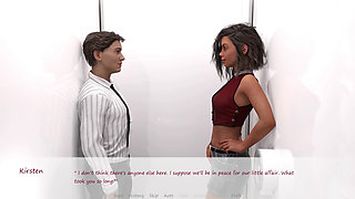 My Stepbrother's Wife - Cole Got a Chance and Fucked Kirsten in the Restroom