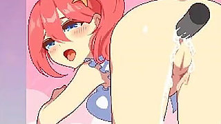 Magical Girl Clicker Hentai Game Creampie and Squirting Gangbang for a Cute Idol Cosplay!