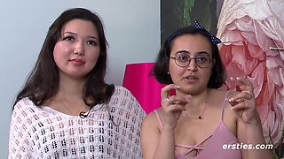 Ersties - Heiße lesbische Action mit Ameliya und Jasmina