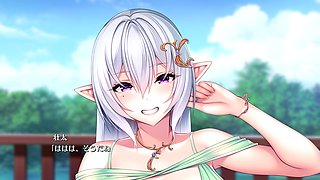 Animated big-titted role player in hentai action