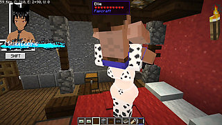 Minecraft Jenny Mod Fapcraft - Ellie, a Goth Dommy Stepmommy with a Cow Bikini and Tasty Milkers