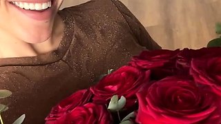 Awesome Teen With Big Boobs Dildo Masturbation