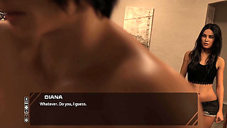 Move the Chains - Stunning Long Haired Brunette Loves Being Teased by Me  Taboo Hentai 3D Game