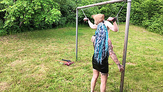 Whipped Naked in Nature