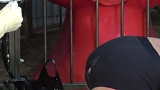 Sadistic Female College Student Anal Gape Masochistic Man with Her Fingers, a Bat, and Her Fist