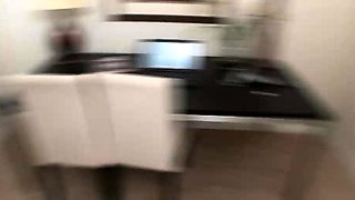 Sexy blonde teen blowjob and gangbanged then creampied