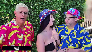 Avalon Mira Demands A Creampie After Double Penetration!