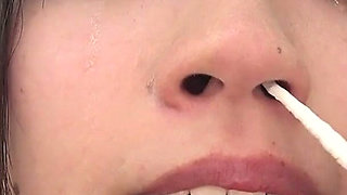 Ultra Sticky - Haruno Ando's Snot Covering Your Face - Japanese Snot