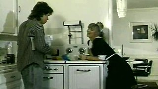 Blonde whore in stockings hardcore pussy invasion