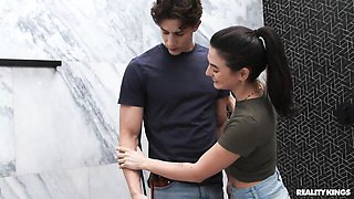 Leggy angel with hairy pussy Veronica Rodriguez screwed by big cock