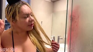 Naughty Latina MILF Maid Can't Resist Suzie Slut's Stepson's Big Dick