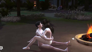 Fucking in the Forest with a Hot Girl Sims 4