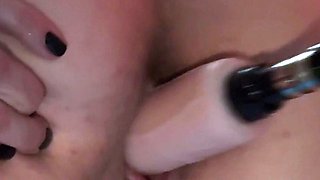 The sex machine fucked her tight hole so hard that every