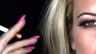 Big Tits Britsh Blonde Janine Leech Smoking Naked