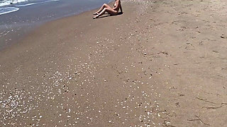 A Completely Naked Stranger Is Masturbating in View and I Am Helping Him