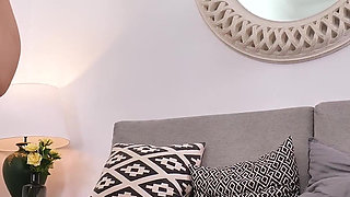 Big Preggo Belly MILF Stretching Her Flexi Body