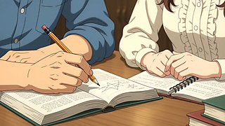 Private Lessons When Study Time Turns into fucking