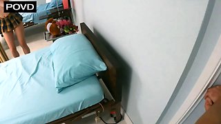 Anya Uses Her Pussy To Help Kyle With The Pressure In His Cock