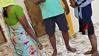 A Teacher Fucked by StepFather and Stepson