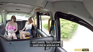 Big tits porn with enticing Stacey Saran and Princess Paris from Fake Taxi