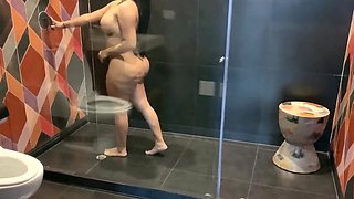 Female pov. Cumming on her pussy after I fucked her in missionary