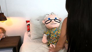 Kourtney love doing doll humping pussy while imagine