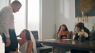 Twisted sex scene in front of a real audience