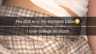 Snapchat compilation of steamy battered freshmen students