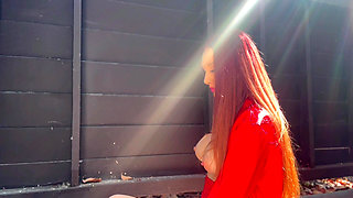 Italian Big Tits MILF Artemisia Love Solo Hot Perfect Tits Outdoor