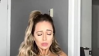 Big boobs webcam slut toys her asshole