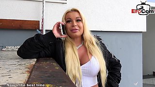 German Slut Lina Fitness Visits User for a Blind Date