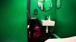 Glory hole blonde blowjob slut double facial