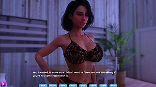 Lady with Big Boobs and Big Ass Finally Fucks Her Crush - Gameplay