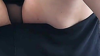 My Mother's Friend in a Dress, with Transparent Panties