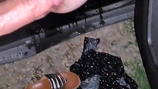 Wife Outdoor Squirt, Fuck and Gloryhole