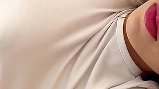 Virtual Sex and Hard Fuck with My Roomate, Fills My Pussy with Milk