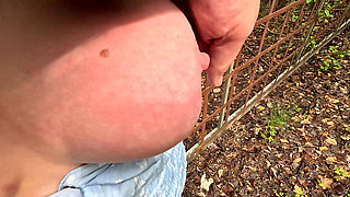 Titslapping on the fence