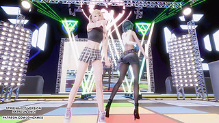 MMD Sunlight Marie Rose Tamaki Sexy Dance Doa Hentai Uncensored 4K 60FPS