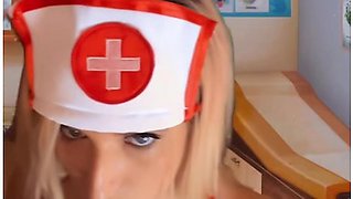 Little Slutty Nurse Sucks Your Cock While Waiting For Doctor To Arrive!