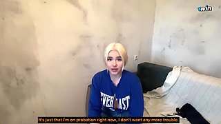 Naughty blonde nymph crazy porn video