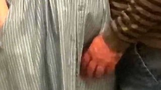 Rundom Slut Babe Gets Fingering From Old Man